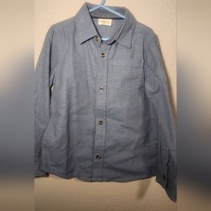 Crazy 8 Blue Collar Buttoned Shirt size 5T